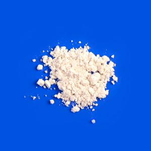 2cB powder on blue background